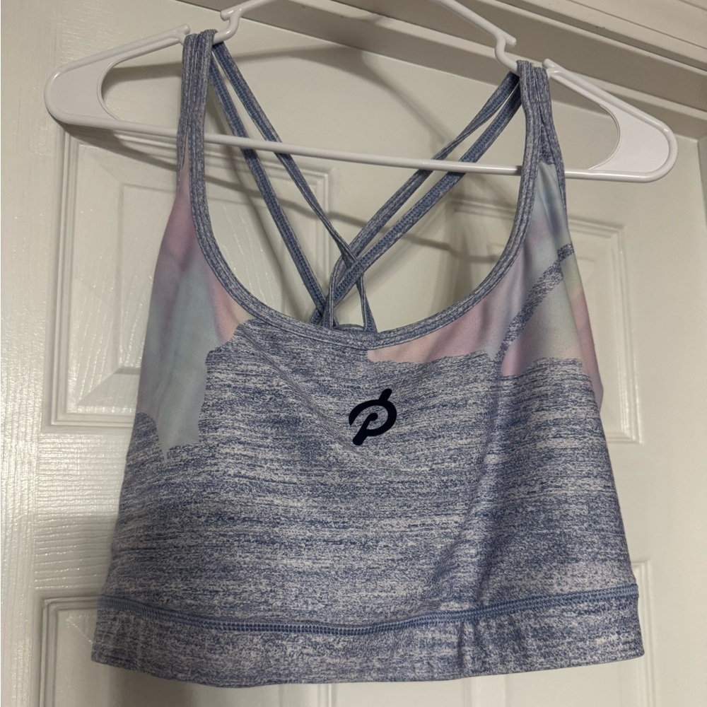 Peloton White Opal Strappy Bra